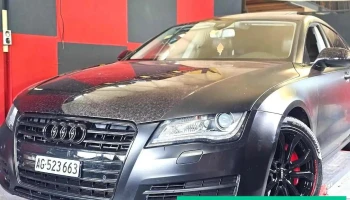 Black & Red Car Wrapping - Rupperswil