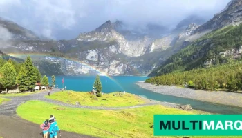 Gondelbahn Oeschinensee Parkplatz - Schweiz