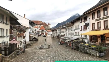 Gruyères - Parking P1 - Chavonne - Gruyères