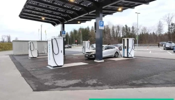 Parkplatz Raststätte Thurau Nord - Schweiz