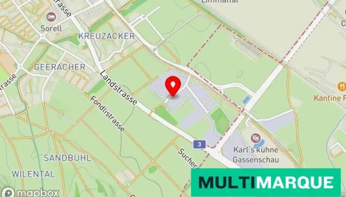 Karte von ACP Carrosserie, Alberto Carnota Perez Autowerkstatt in Spreitenbach