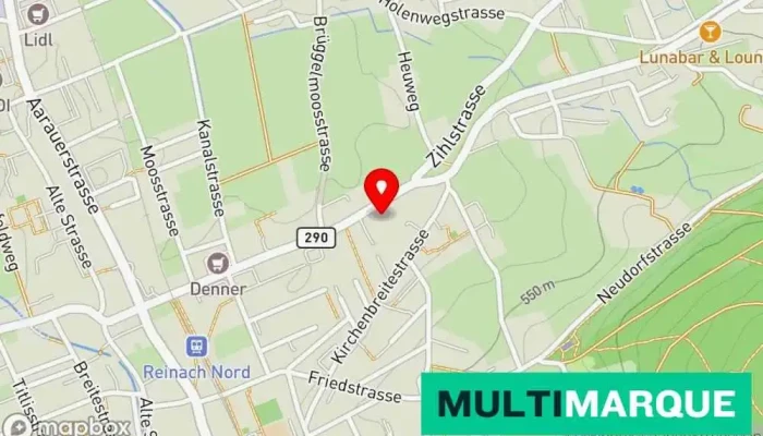 Karte von Allianz Versicherungen Hauptagentur Reinach Versicherungsagentur in Reinach