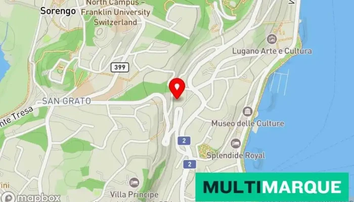 Auto Ervin -  Karte - Lugano