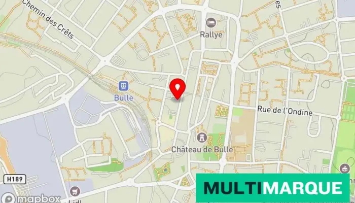 Auto Moto School Daniel Gremaud -  Karte - Bulle