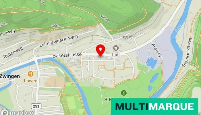 Autohaus Wederich Dona Ag   Zwingen Citroen Mitsubishi Peugeot Garage Karte - Zwingen
