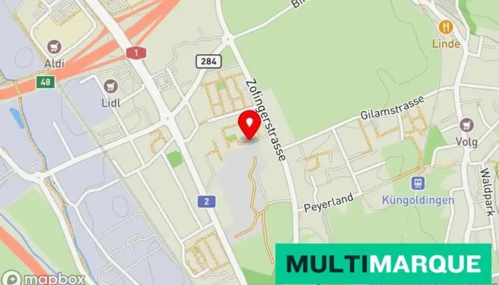Karte von Autohus24 Autohändler in Oftringen
