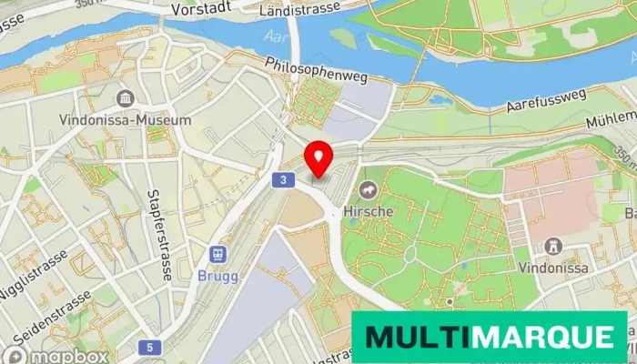 Karte von Autoservice-Ismaili Autowerkstatt in Windisch