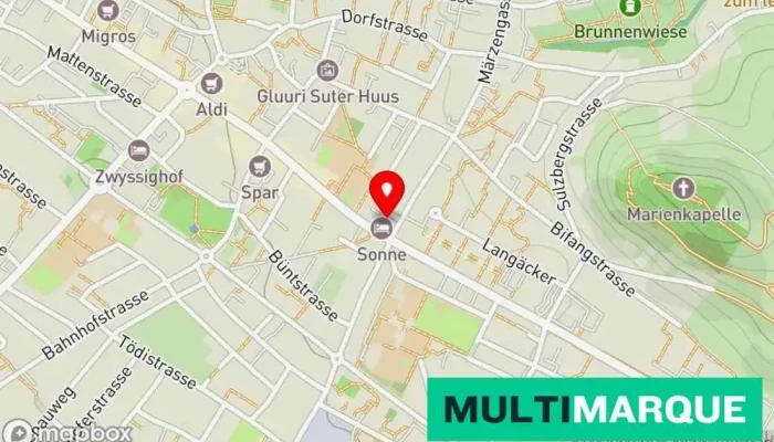 Karte von Autoteile Wettingen GmbH Autowerkstatt in Wettingen