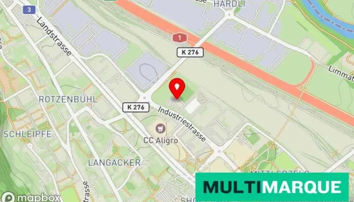 Karte von AutoteileSpreiti GmbH Markt für Autoteile in Spreitenbach