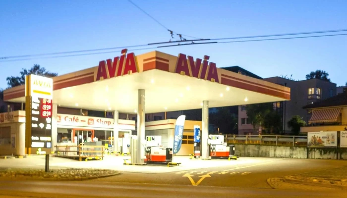 Avia Villars -  Sur Glane   Station Service Avec Shop Tankstelle - Villars-sur-glâne