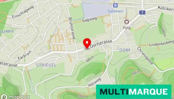 Karte von Aydin Garage & Lüftung Autowerkstatt in Safenwil
