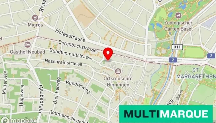 B -  P Taxi Karte - Binningen