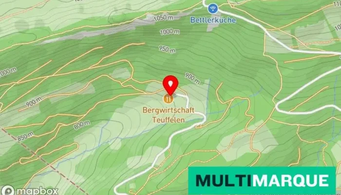 Bergwirtschaft Teuffelen -  Karte - Attiswil