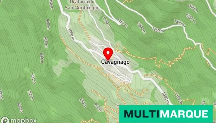 Bertazzi -  Karte - Cavagnago
