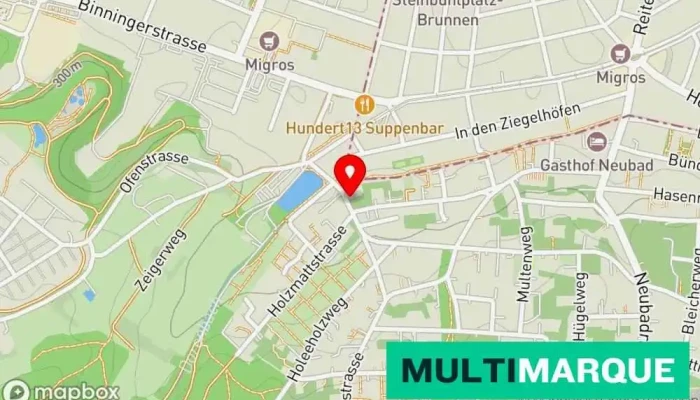 Binningen Allschwilerweg Karte - Binningen