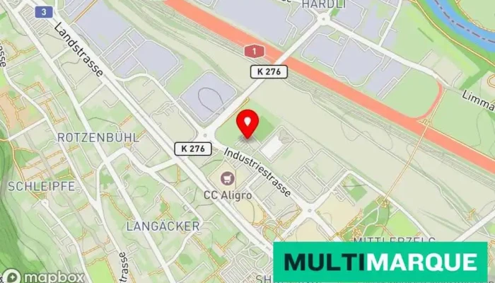 Karte von BRS GARAGE Autowerkstatt in Spreitenbach