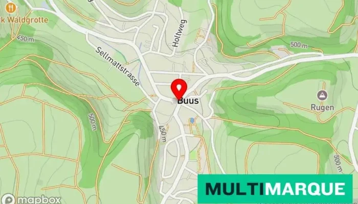 Buus -  Karte - Buus