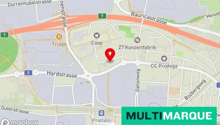 Carglass Pratteln -  Karte - Pratteln