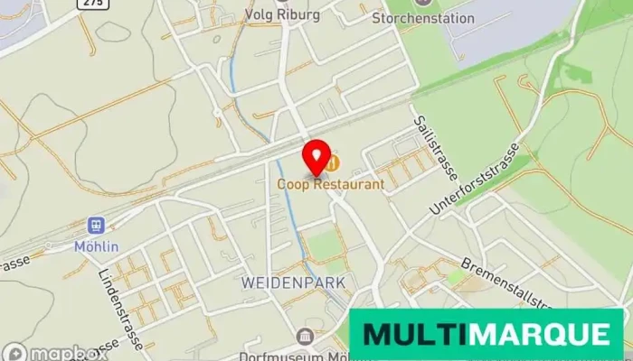 Karte von CarXpert, Garage Gasser, Nachfolger R. Bolliger Autowerkstatt in Möhlin