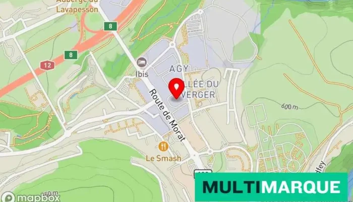 Centre Riesen Sa -  Karte - Granges-paccot