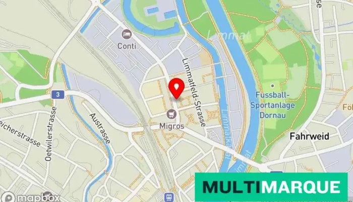 Karte von City E-Motors Fahrzeughändler in Dietikon