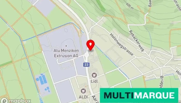 Karte von Coop Pronto Shop mit Tankstelle Reinach Tankstelle, Supermarkt in Reinach