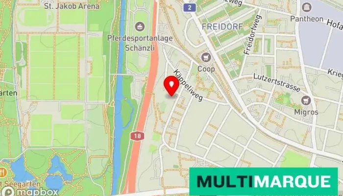 Coop Tagungszentrum -  Karte - Muttenz