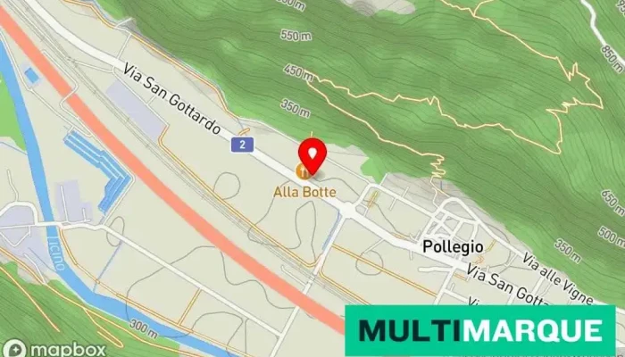 Devittori Ilario E Alfiero Garage Succursale Di Pollegio Karte - Pollegio