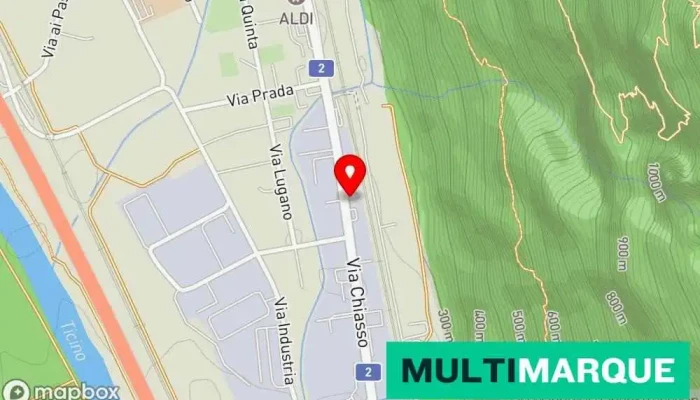 Driver Center Agom Biasca -  Karte - Biasca