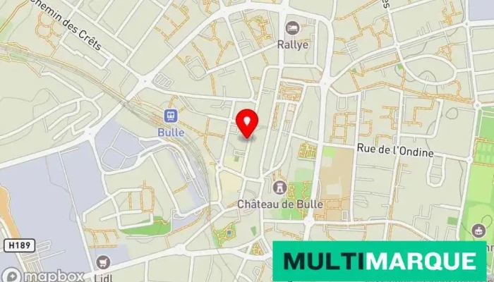 Driving School Jacques Pasquier -  Karte - Bulle