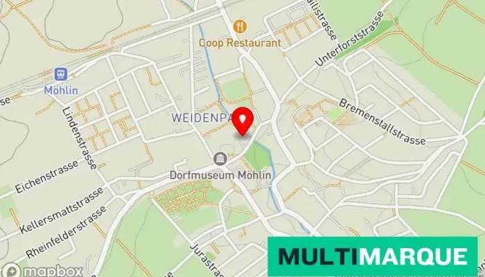 Karte von Enca Motor Autowerkstatt in Möhlin
