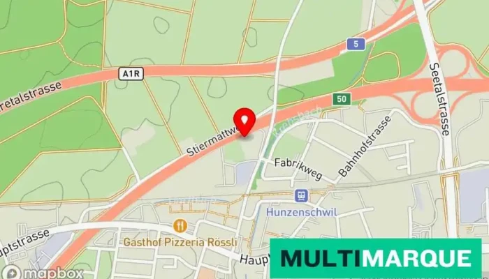 Karte von FAB Design AG Auto-Tuning-Werkstatt in Hunzenschwil