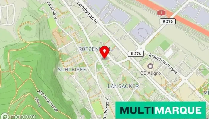 Karte von Fahrzug-Suche kaufen Autos verkaufen Fahrzeughändler in Spreitenbach