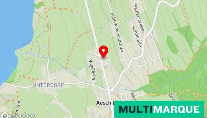 Karte von Forestier Automobile Autohändler in Aesch