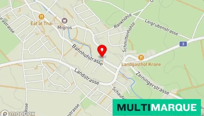 Karte von Garage A. Stocker GmbH Autowerkstatt in Möhlin