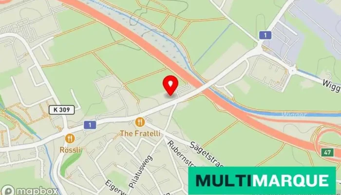 Karte von Garage Brunner Autowerkstatt in Rothrist