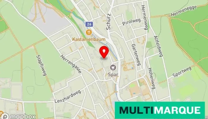 Karte von Garage Guetg AG Autowerkstatt, Reifengeschäft in Niederlenz
