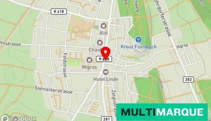 Karte von Garage H. Troller Autowerkstatt in Fislisbach
