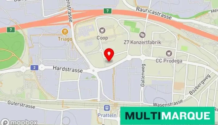 Garage Keigel Pratteln -  Karte - Pratteln