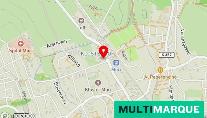 Karte von Garage Louis Frey Autowerkstatt in Muri