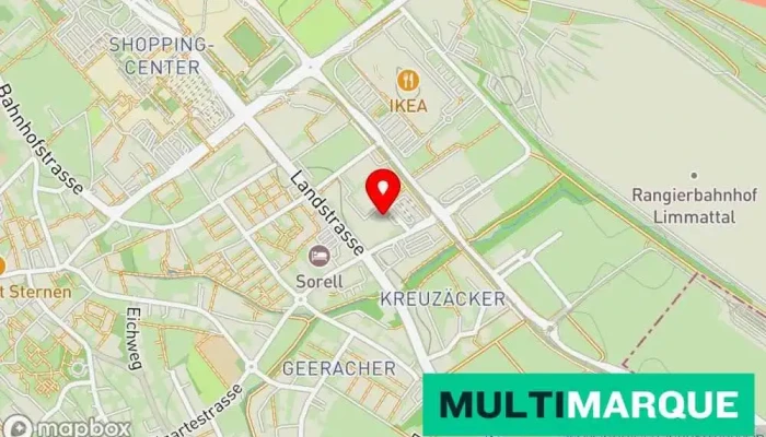 Karte von Garage P. Hofmann AG Autowerkstatt in Spreitenbach