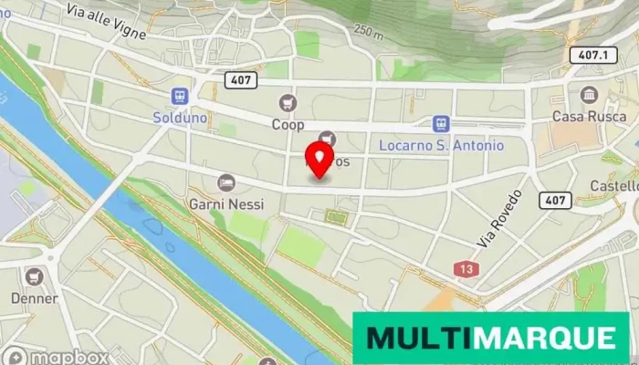 Garage Plus Nessi Car -  Karte - Locarno
