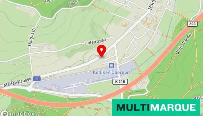 Karte von Garage Zarone Autowerkstatt in Kölliken
