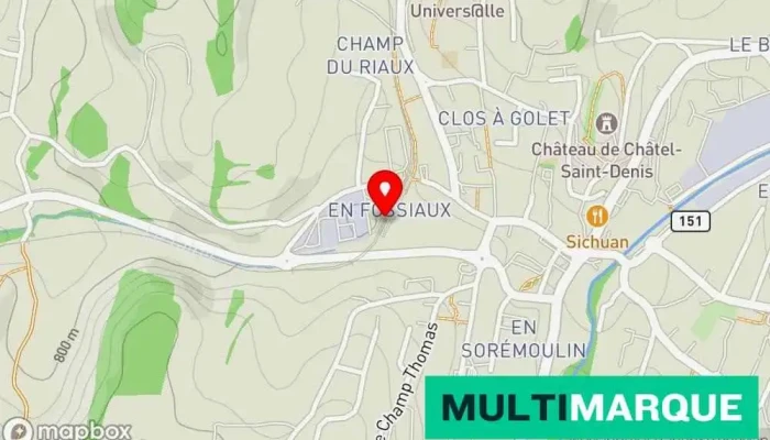 Guichets Tpf Chatel St Denis Karte - Châtel-saint-denis