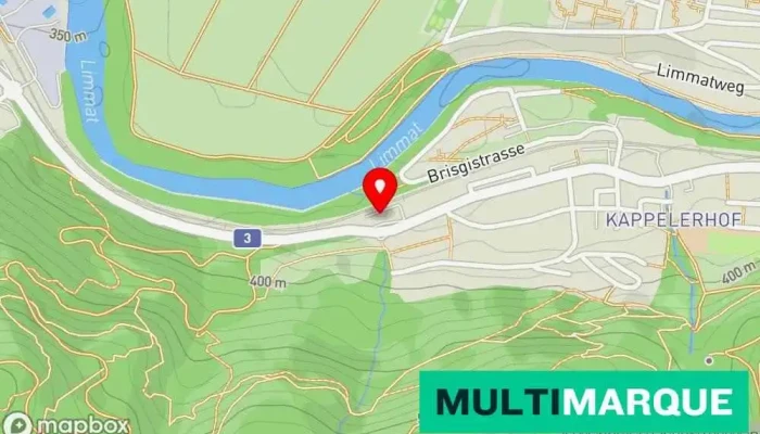 Karte von Hanspeter Jetzer Autowerkstatt in Baden