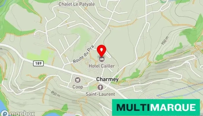Hotel Cailler -  Karte - Val-de-charmey