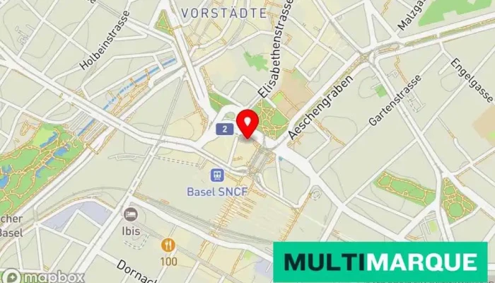 Hotel City Inn -  Karte - Basel