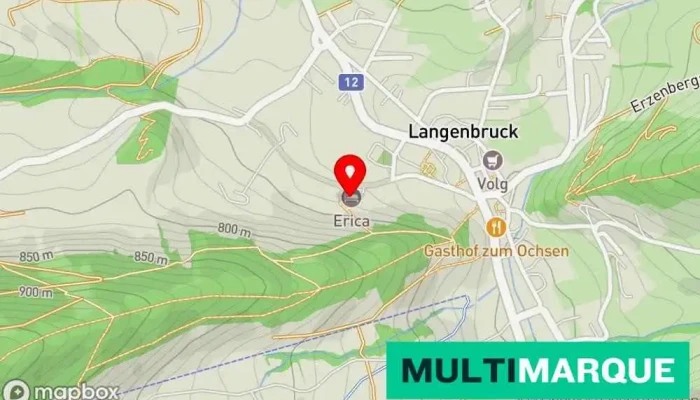Hotel Erica -  Karte - Langenbruck