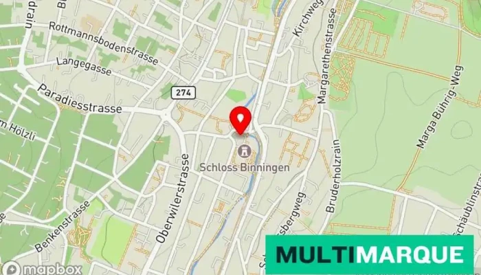Hotel Im Schlosspark -  Karte - Binningen