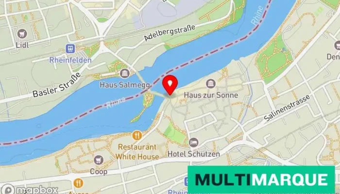 Hotel Schiff Am Rhein -  Karte - Rheinfelden